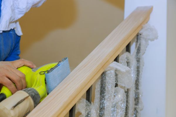 Handrail Sanding in Lake Zurich
